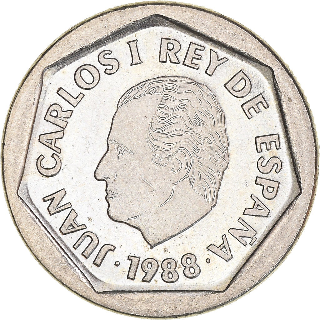 Moneda, España, Juan Carlos I, 200 Pesetas, 1988, EBC, Cobre - níquel, KM:829