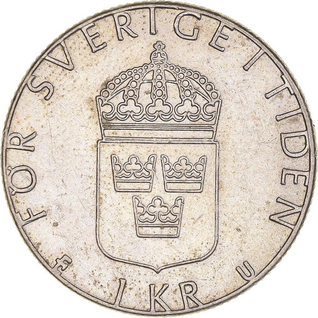 Moneta, Svezia, Carl XVI Gustaf, Krona, 1981, SPL-, Rame ricoperto in