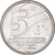 Monnaie, Brésil, 5 Cruzeiros, 1990, SUP, Acier inoxydable, KM:618.1