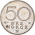 Moneta, Norwegia, Olav V, 50 Öre, 1980, AU(50-53), Miedź-Nikiel, KM:418