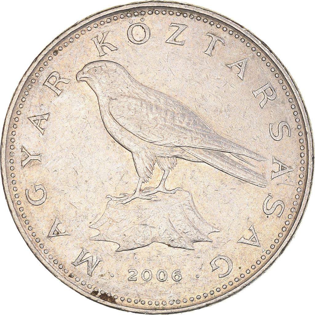Coin, Hungary, 50 Forint, 2006, Budapest, EF(40-45), Copper-nickel, KM:697