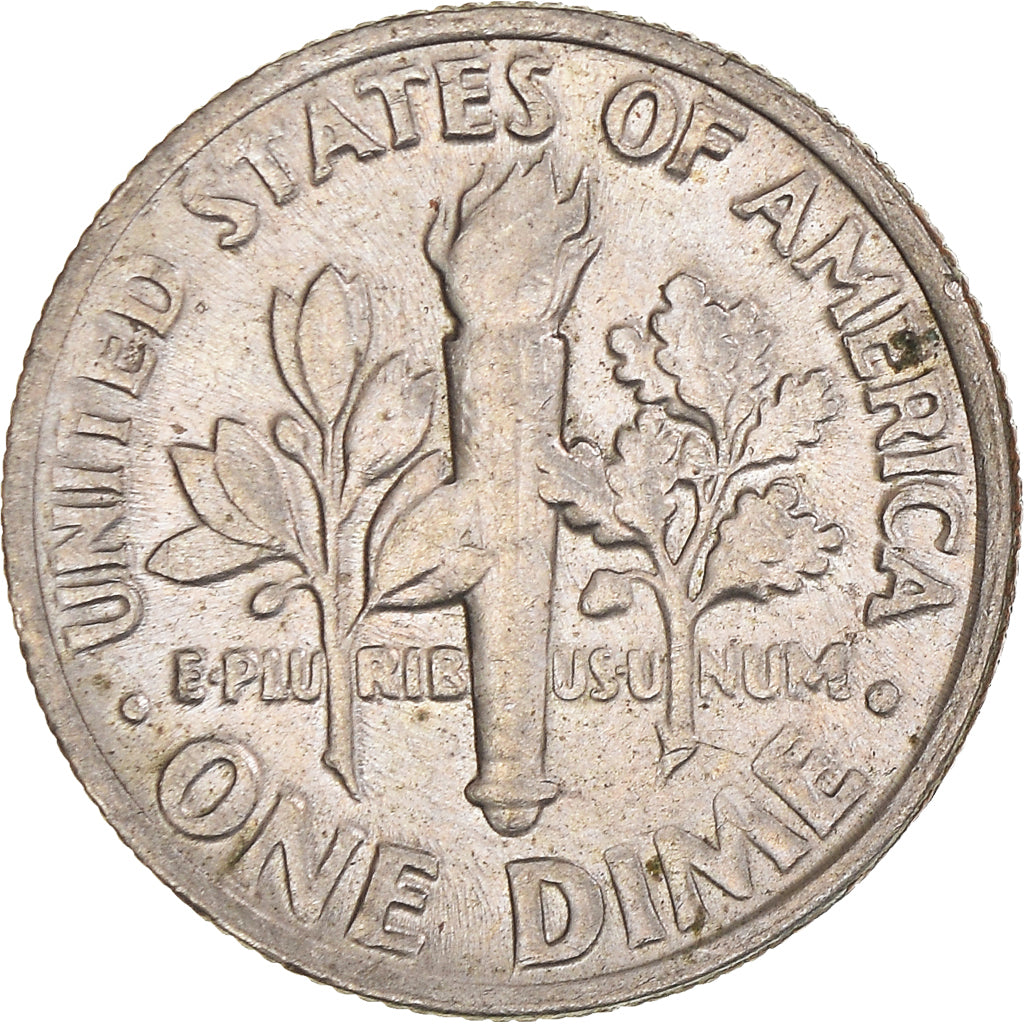 Monnaie, États-Unis, Roosevelt Dime, Dime, 1988, U.S. Mint, Philadelphie, TTB+