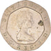 Coin, Great Britain, Elizabeth II, 20 Pence, 1982, AU(50-53), Copper-nickel
