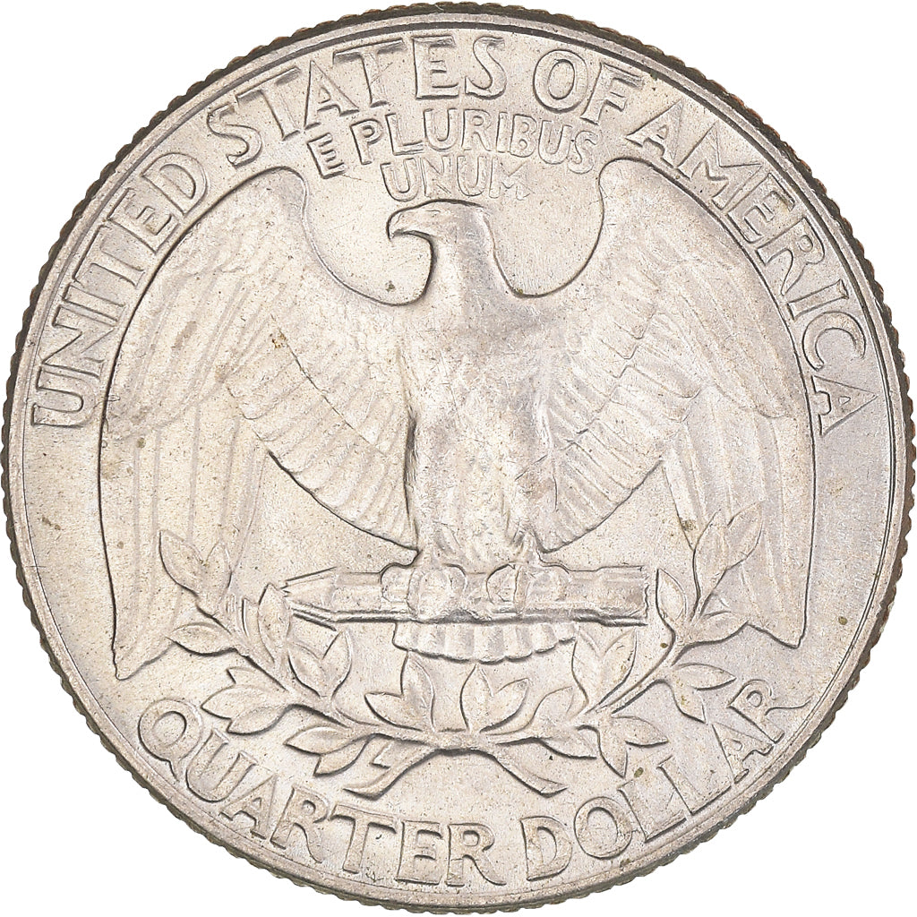 Coin, United States, Washington Quarter, Quarter, 1990, U.S. Mint, Denver