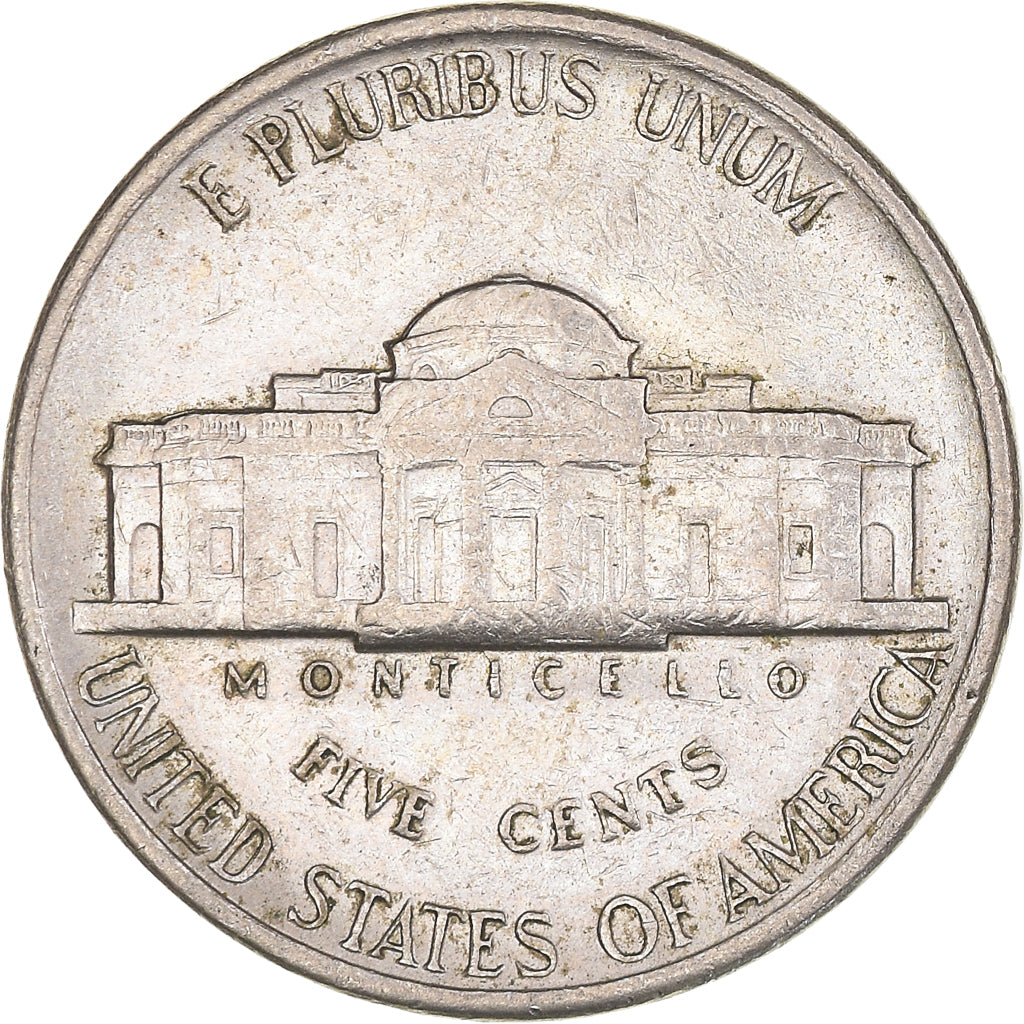 Moneda, Estados Unidos, Jefferson Nickel, 5 Cents, 1983, U.S. Mint
