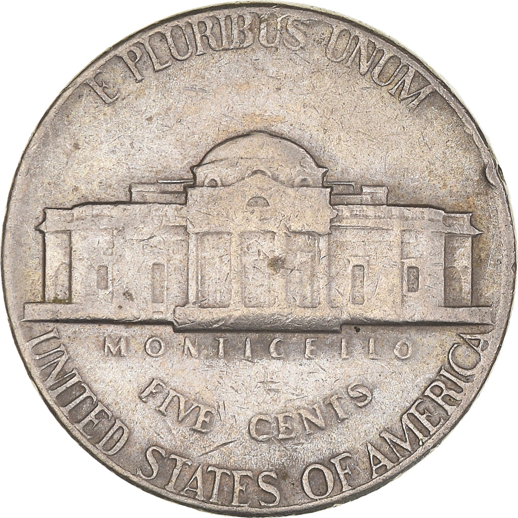 Moneda, Estados Unidos, Jefferson Nickel, 5 Cents, 1976, U.S. Mint