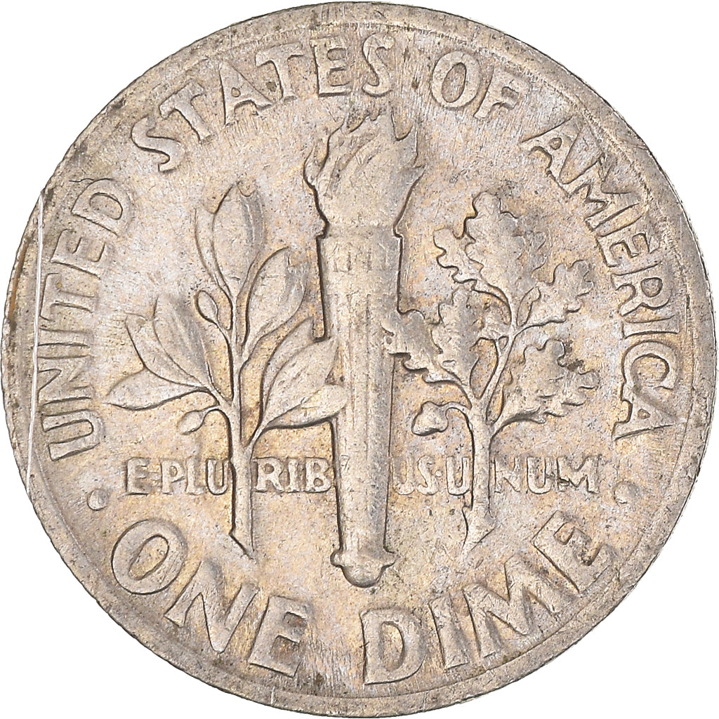 Coin, United States, Roosevelt Dime, Dime, 1972, U.S. Mint, Philadelphia