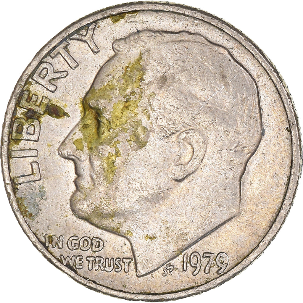 Moneta, Stati Uniti, Roosevelt Dime, Dime, 1979, U.S. Mint, Philadelphia, MB+