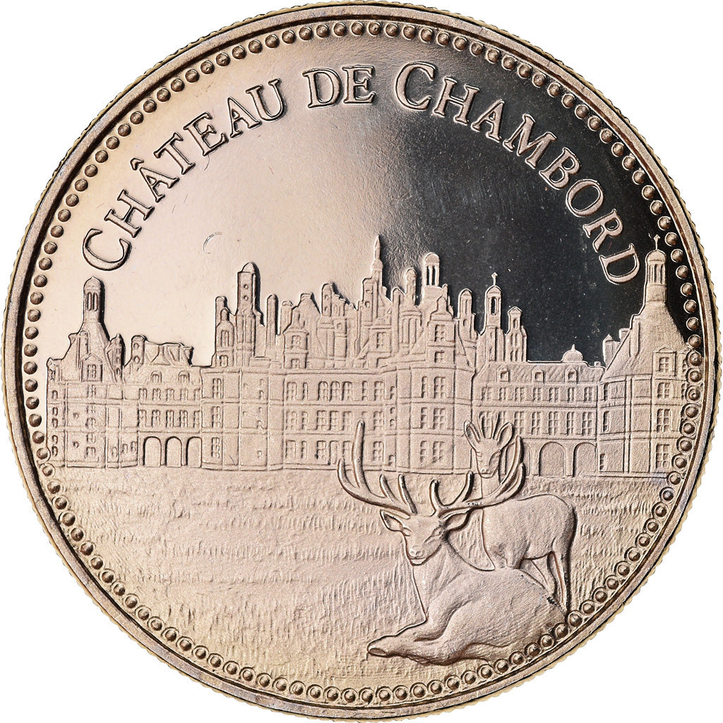 France, Medal, Château de Chambord, MS(65-70), Copper-nickel