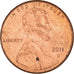 Coin, United States, Lincoln - Shield Reverse, Cent, 2011, U.S. Mint, Denver