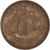 Moeda, Grã-Bretanha, George VI, 1/2 Penny, 1943, EF(40-45), Bronze, KM:844