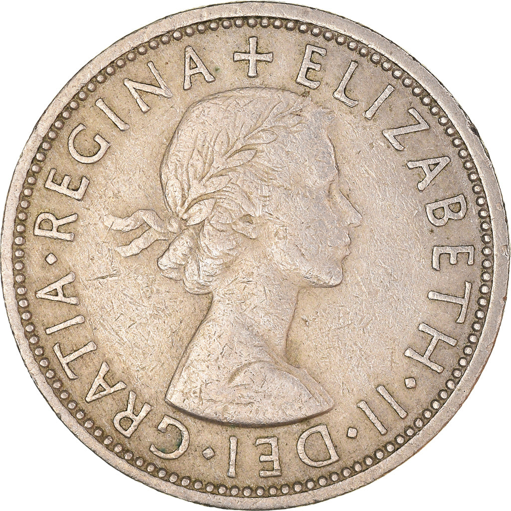 Coin, Great Britain, Elizabeth II, Florin, Two Shillings, 1967, EF(40-45)