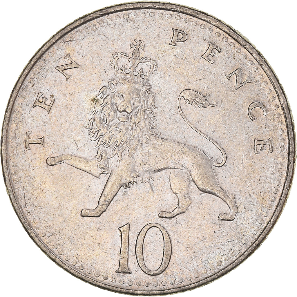 Coin, Great Britain, Elizabeth II, 10 Pence, 1996, EF(40-45), Copper-nickel