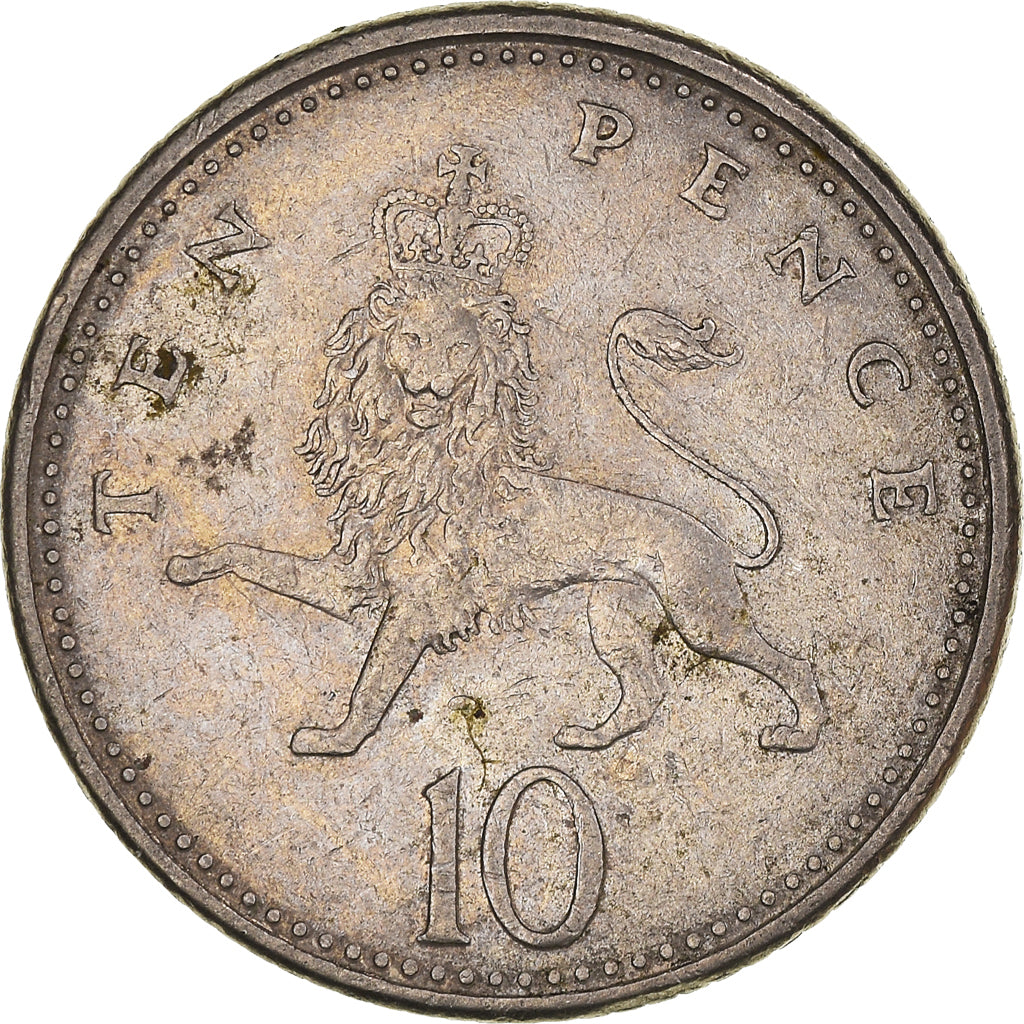 Coin, Great Britain, Elizabeth II, 10 Pence, 1992, VF(30-35), Copper-nickel