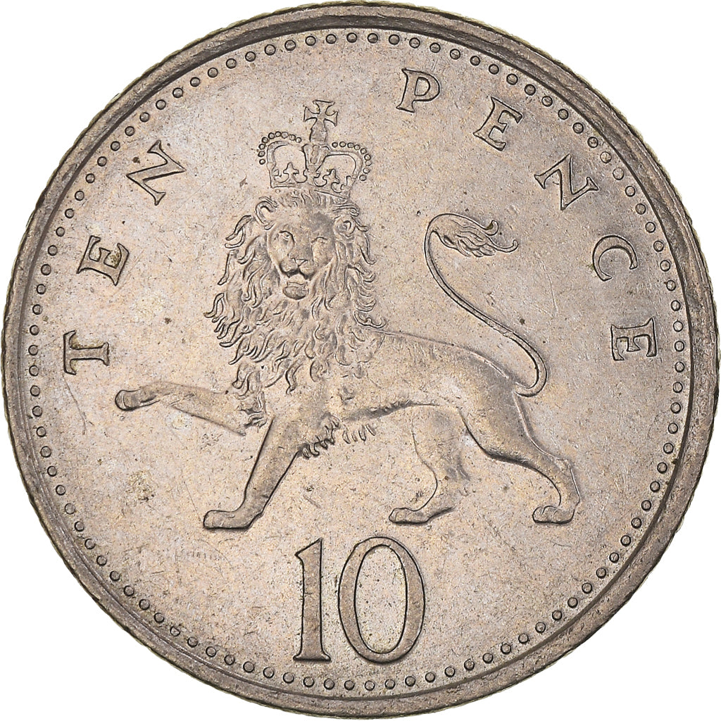 Monnaie, Grande-Bretagne, Elizabeth II, 10 Pence, 1992, TTB+, Cupro-nickel