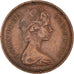 Coin, Great Britain, Elizabeth II, New Penny, 1973, EF(40-45), Bronze, KM:915