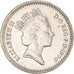 Moneda, Gran Bretaña, Elizabeth II, 5 Pence, 1990, MBC+, Cobre - níquel