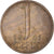 Moneta, Holandia, Juliana, Cent, 1961, EF(40-45), Brązowy, KM:180