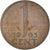 Monnaie, Pays-Bas, Juliana, Cent, 1963, TTB+, Bronze, KM:180