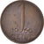 Moneta, Holandia, Juliana, Cent, 1966, AU(50-53), Brązowy, KM:180