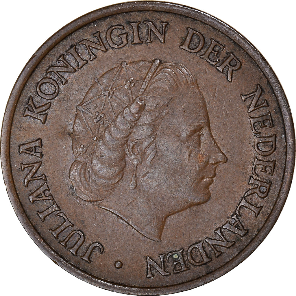 Monnaie, Pays-Bas, Juliana, 5 Cents, 1971, TTB+, Bronze, KM:181