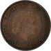 Coin, Netherlands, Juliana, 5 Cents, 1963, EF(40-45), Bronze, KM:181