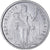 Moeda, Polinésia Francesa, 2 Francs, 1975, Paris, AU(50-53), Alumínio, KM:10