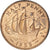 Coin, Great Britain, Elizabeth II, 1/2 Penny, 1955, AU(55-58), Bronze, KM:896