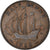 Moneda, Gran Bretaña, George VI, 1/2 Penny, 1950, MBC, Bronce, KM:868