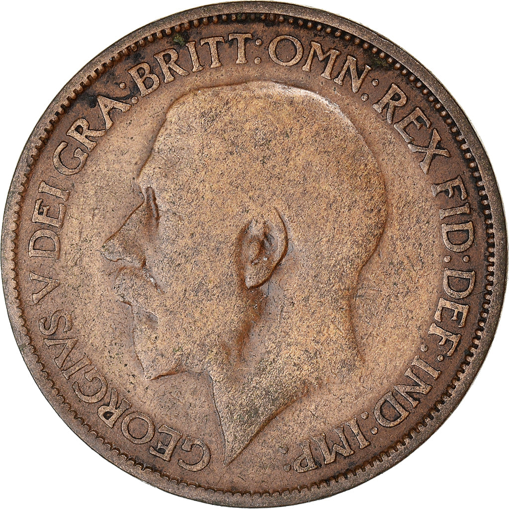 Monnaie, Grande-Bretagne, George V, 1/2 Penny, 1912, B+, Bronze, KM:809