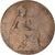 Moneda, Gran Bretaña, George V, 1/2 Penny, 1912, BC, Bronce, KM:809