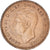 Moneda, Gran Bretaña, George VI, 1/2 Penny, 1948, MBC, Bronce, KM:844