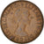 Coin, Great Britain, Elizabeth II, 1/2 Penny, 1962, EF(40-45), Bronze, KM:896