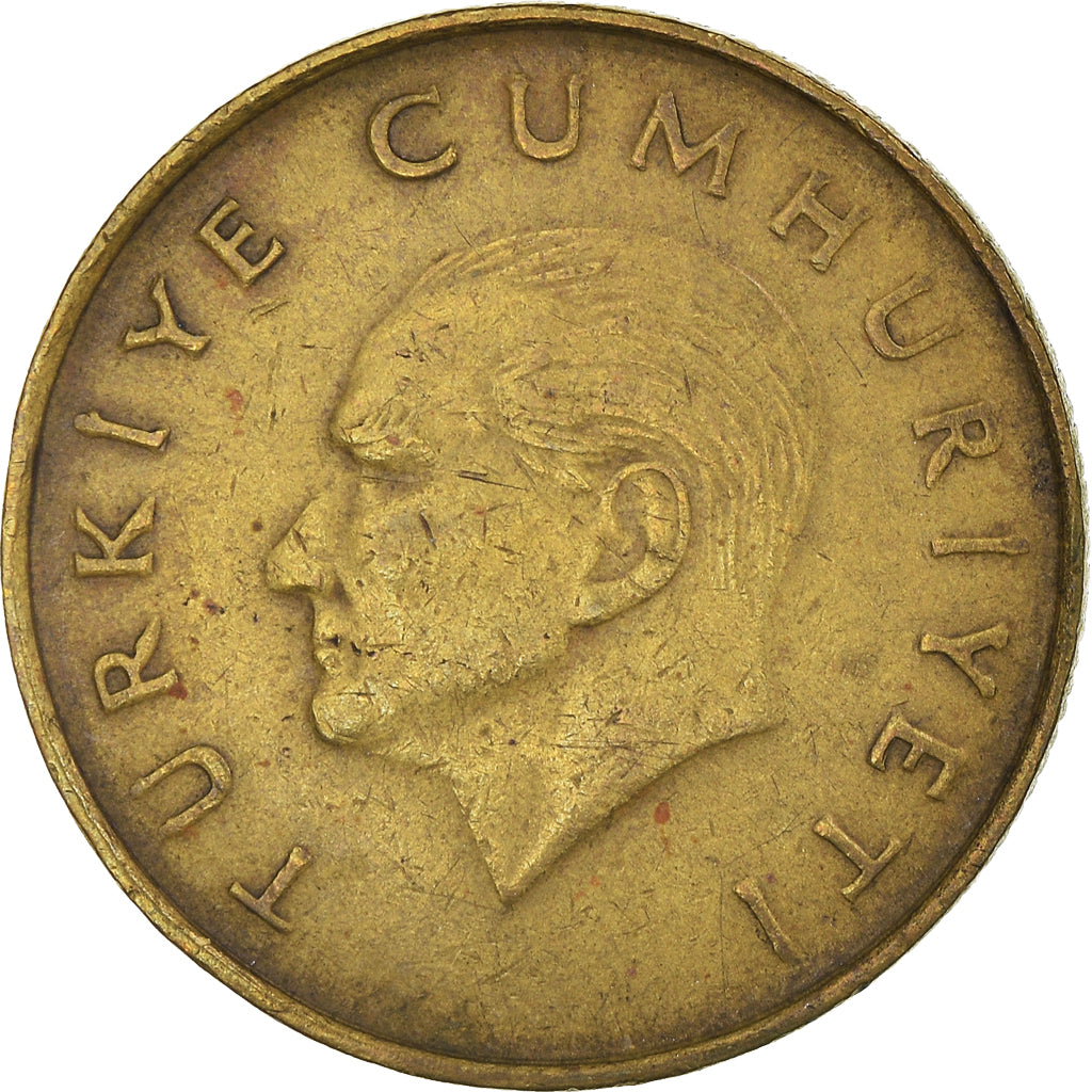 Coin, Turkey, 500 Lira, 1990, VF(30-35), Aluminum-Bronze, KM:989