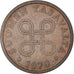 Moneta, Finlandia, 5 Pennia, 1970, EF(40-45), Miedź, KM:45