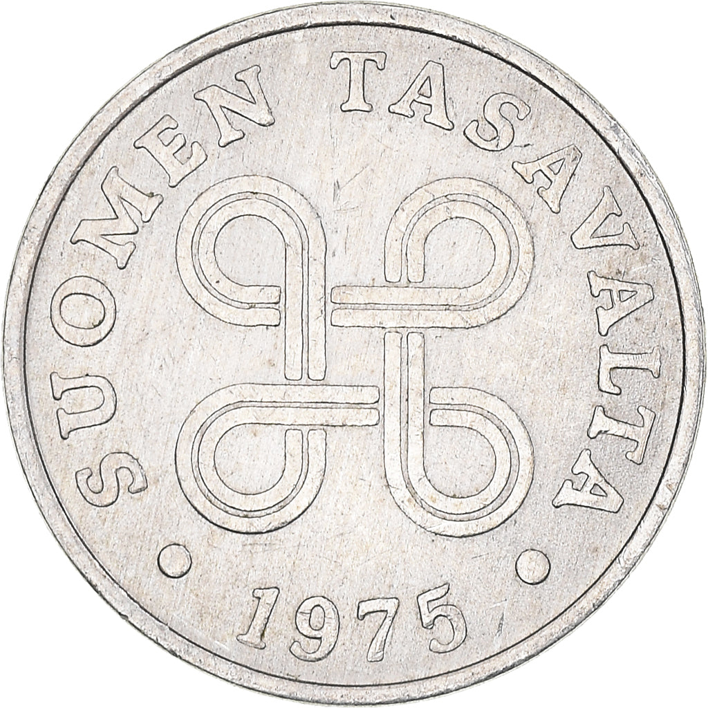 Coin, Finland, Penni, 1975, EF(40-45), Aluminum, KM:44a