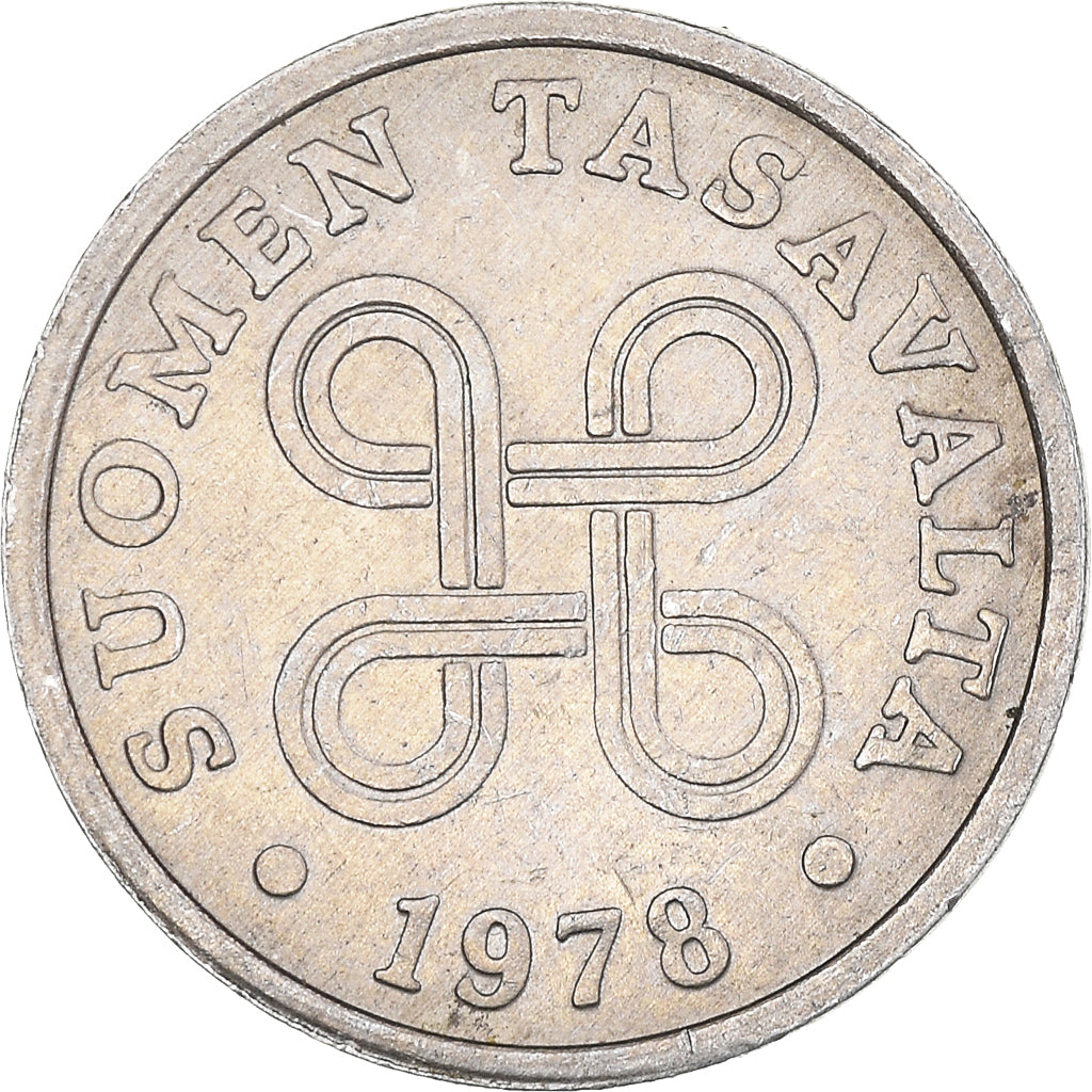 Coin, Finland, 5 Pennia, 1978, VF(30-35), Aluminum, KM:45a