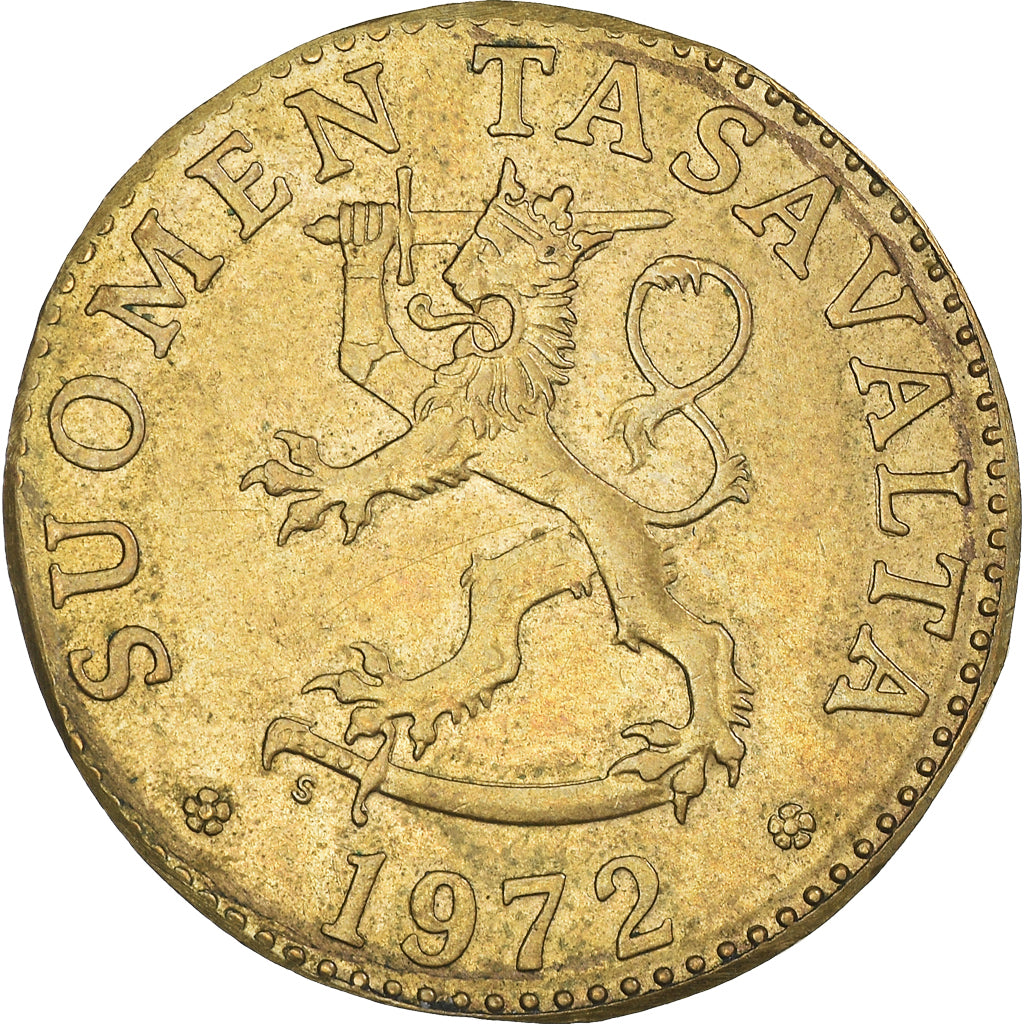 Münze, Finnland, 50 Penniä, 1972, S, Aluminum-Bronze, KM:48