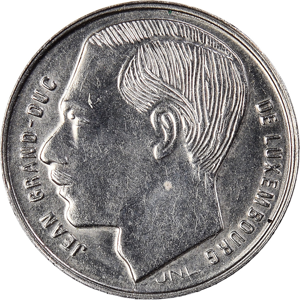 Monnaie, Luxembourg, Jean, Franc, 1988, SUP, Nickel plaqué acier, KM:63