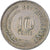 Coin, Singapore, 10 Cents, 1967, Singapore Mint, EF(40-45), Copper-nickel, KM:3