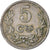 Moeda, Luxemburgo, Charlotte, 5 Centimes, 1924, EF(40-45), Cobre-níquel, KM:33