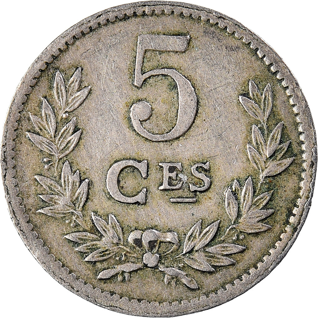 Coin, Luxembourg, Charlotte, 5 Centimes, 1924, EF(40-45), Copper-nickel, KM:33