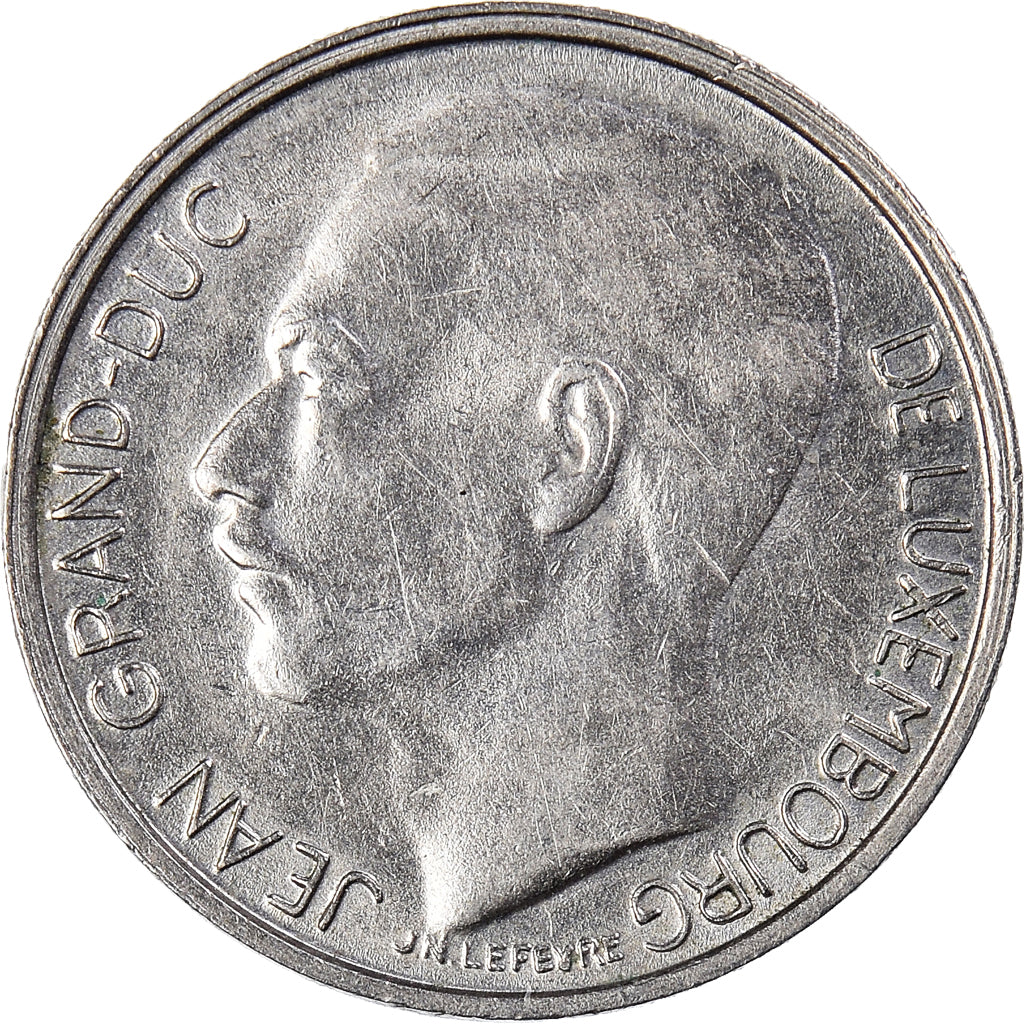 Münze, Luxemburg, Jean, Franc, 1980, SS+, Kupfer-Nickel, KM:55