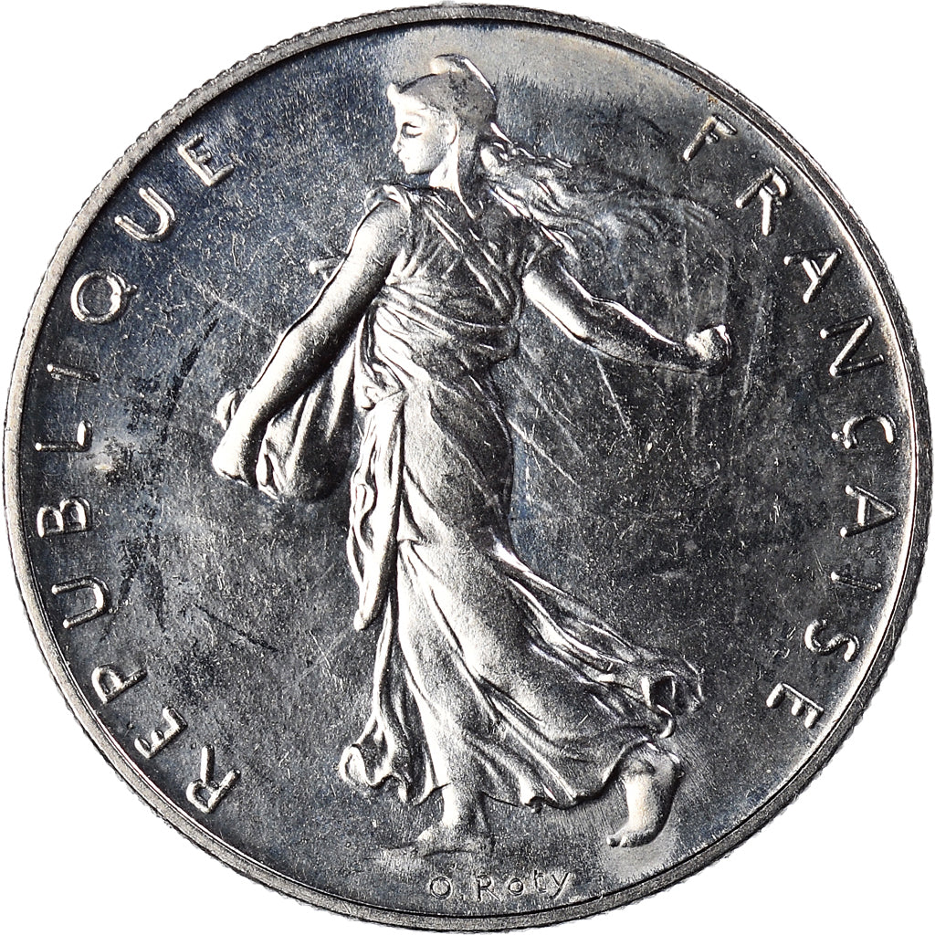 Moneta, Francja, Semeuse, Franc, 1996, BU, MS(65-70), Nikiel, KM:925.2