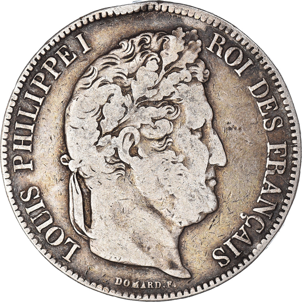 Coin, France, Louis-Philippe, 5 Francs, 1834, Lille, VF(20-25), Silver