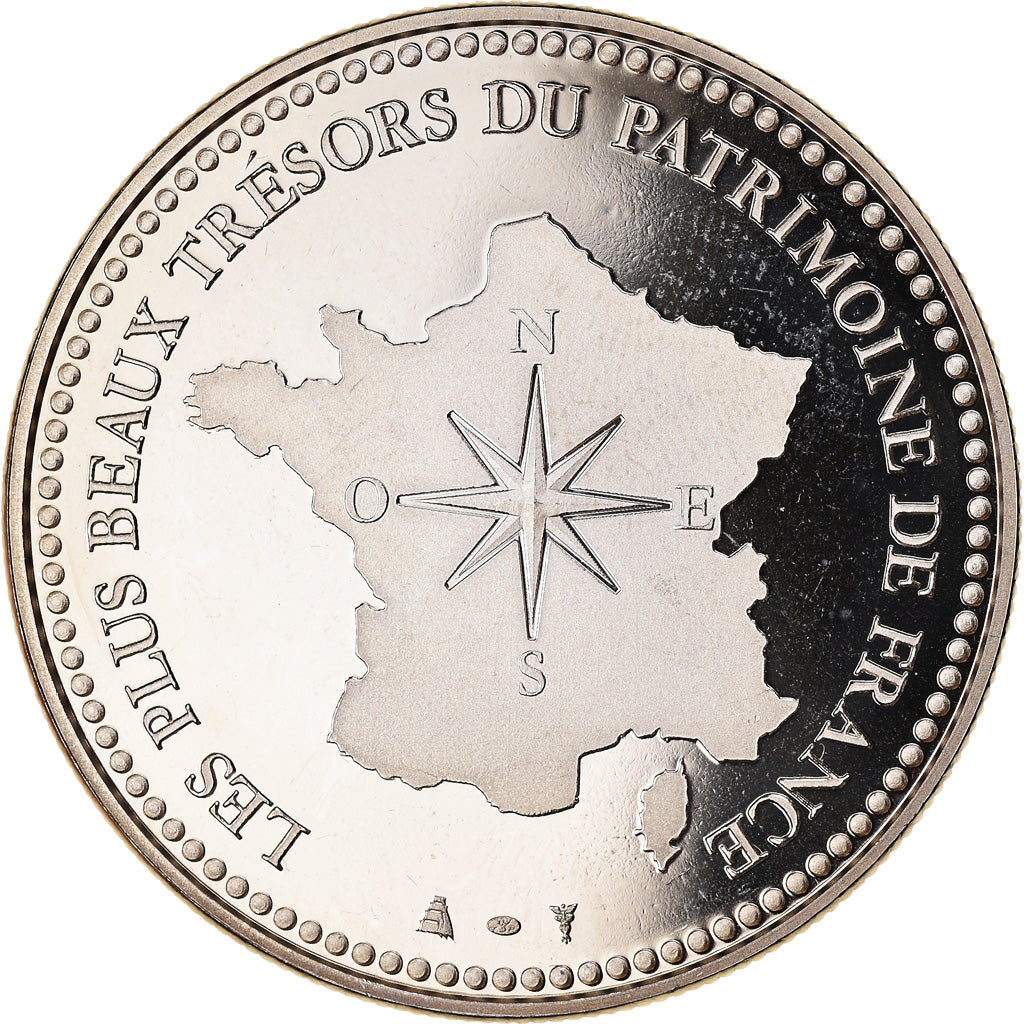 France, Medal, Le Pont du Gard, MS(65-70), Copper-nickel