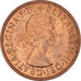 Coin, Great Britain, Elizabeth II, 1/2 Penny, 1967, MS(60-62), Bronze, KM:896