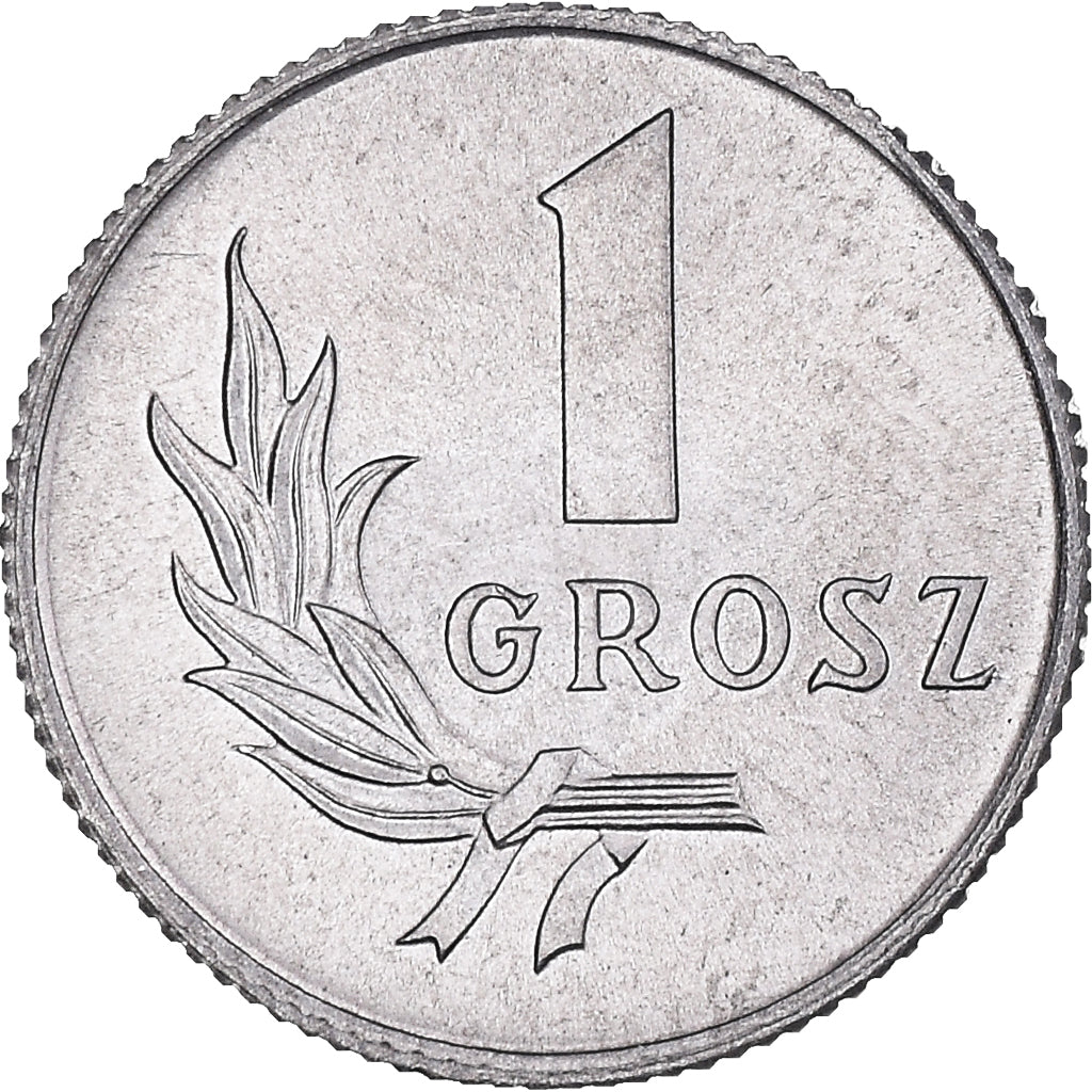 Münze, Polen, Grosz, 1949, UNZ, Aluminium, KM:39