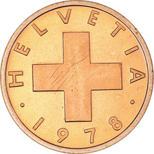 Coin, Switzerland, Rappen, 1978, Bern, MS(63), Bronze, KM:46