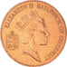 Coin, Guernsey, Elizabeth II, 2 Pence, 1990, MS(63), Bronze, KM:41